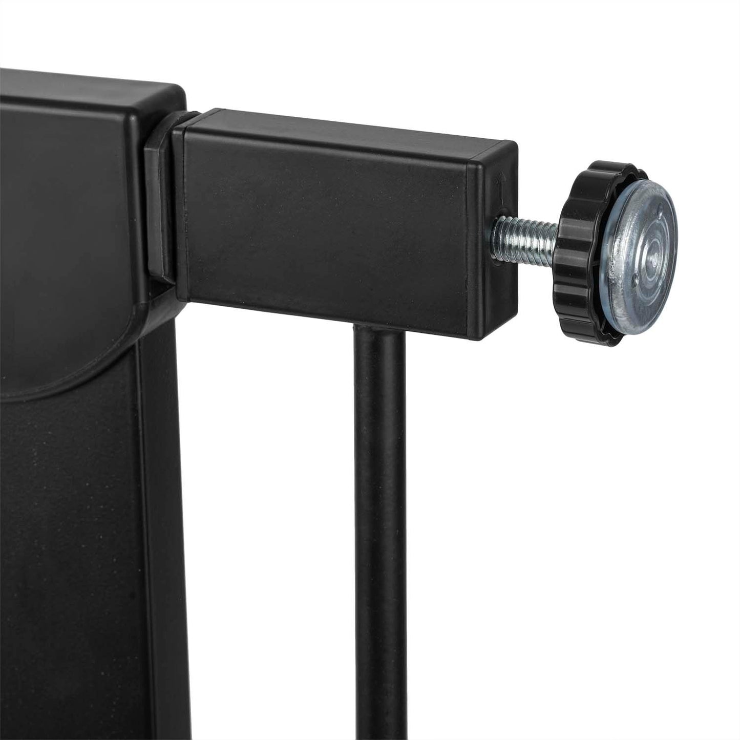 Safety gate for children, black Nukido 718200
