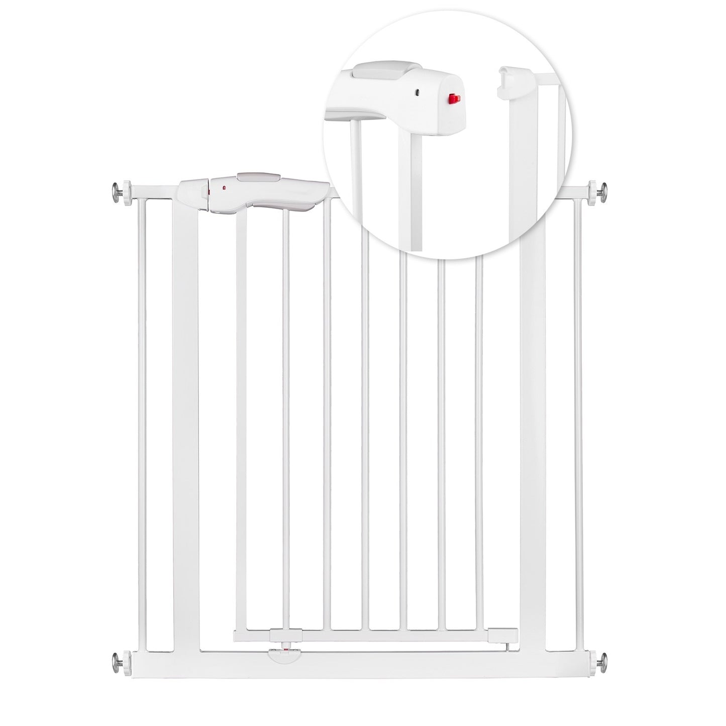 Safety gate for children, white - Nukido 718001