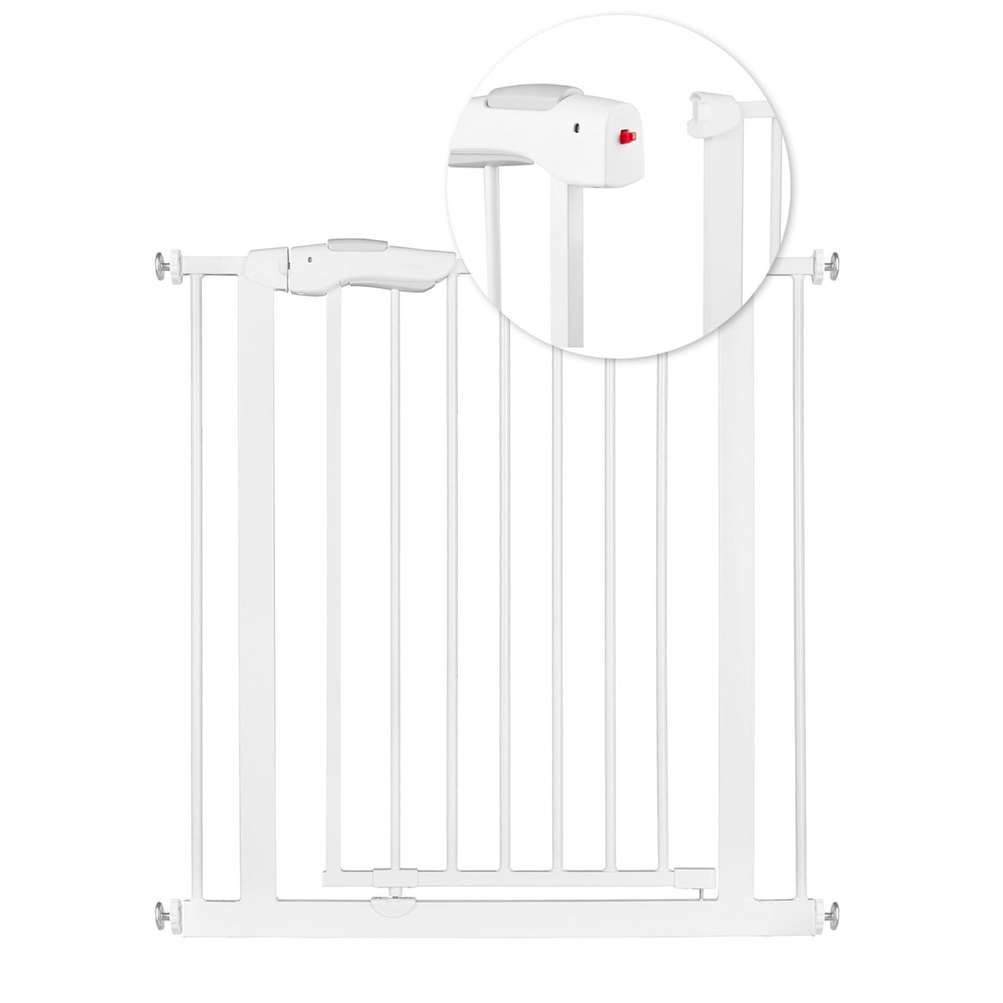 Safety gate for children, white - Nukido 718001