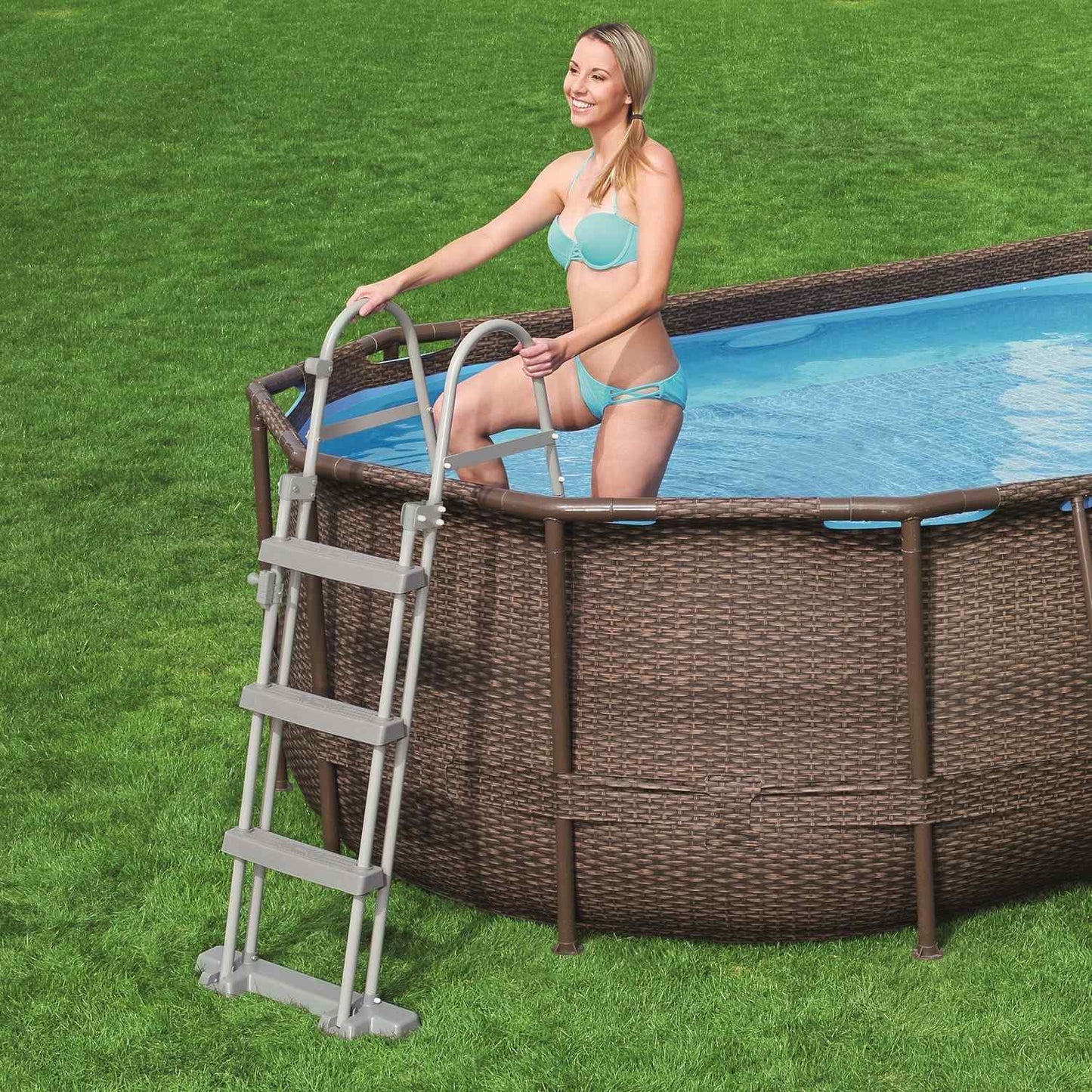 Safety ladder for swimming pools 107 cm Bestway 58330