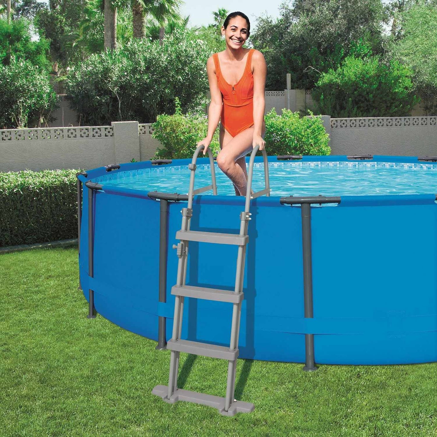 Safety ladder for swimming pools 107 cm Bestway 58330