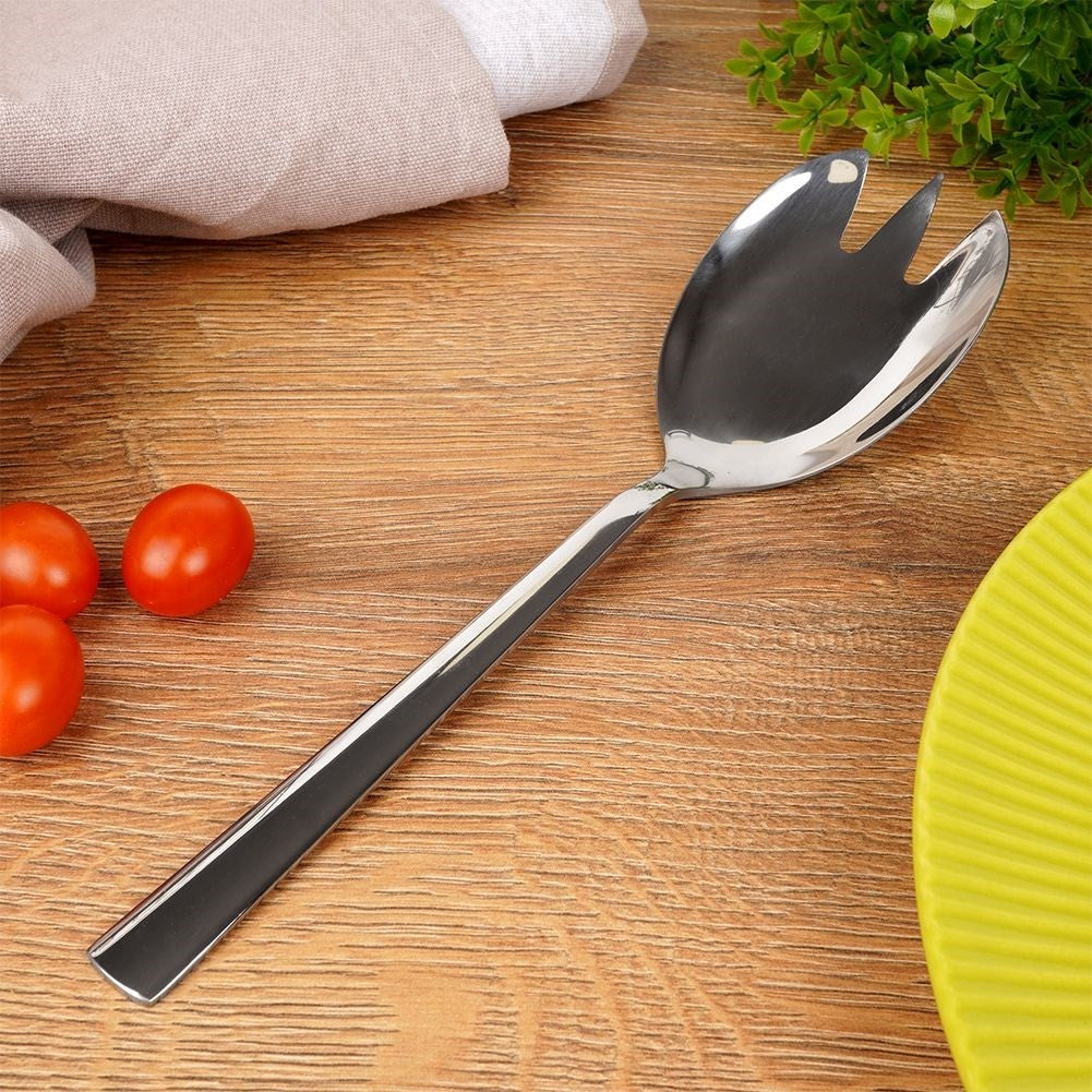 Salad spoon in stainless steel - elegant and dishwasher safe