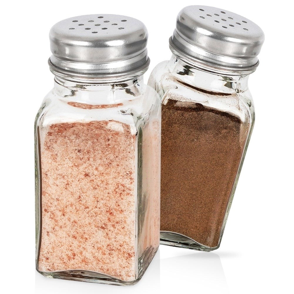 Salt and Pepper Set in Glass - Essential in the Kitchen