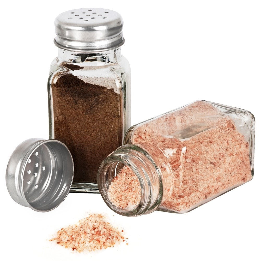 Salt and Pepper Set in Glass - Essential in the Kitchen
