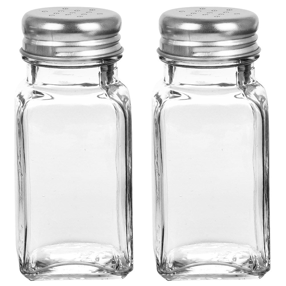 Salt and Pepper Set in Glass - Essential in the Kitchen