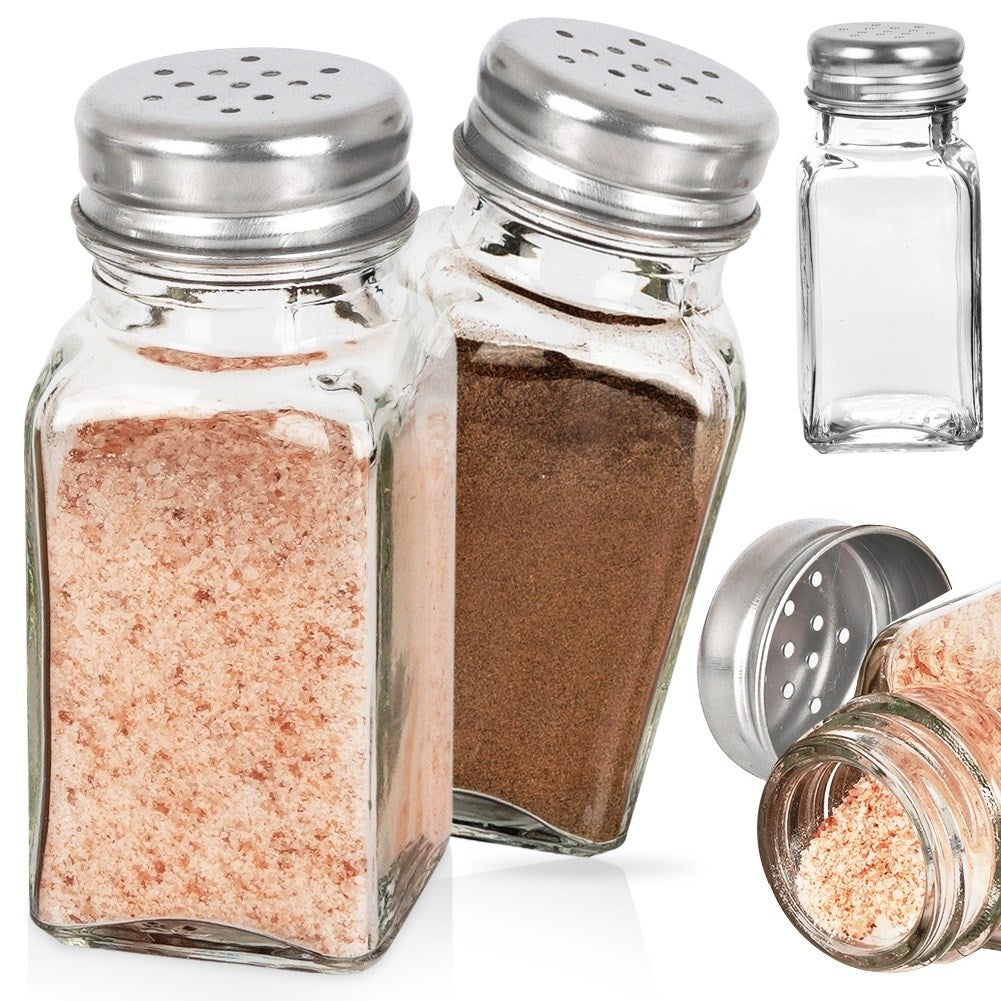 Salt and Pepper Set in Glass - Essential in the Kitchen