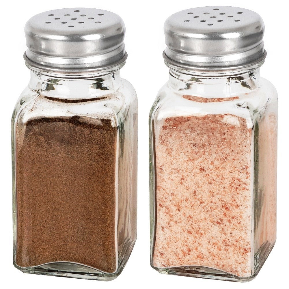 Salt and Pepper Set in Glass - Essential in the Kitchen