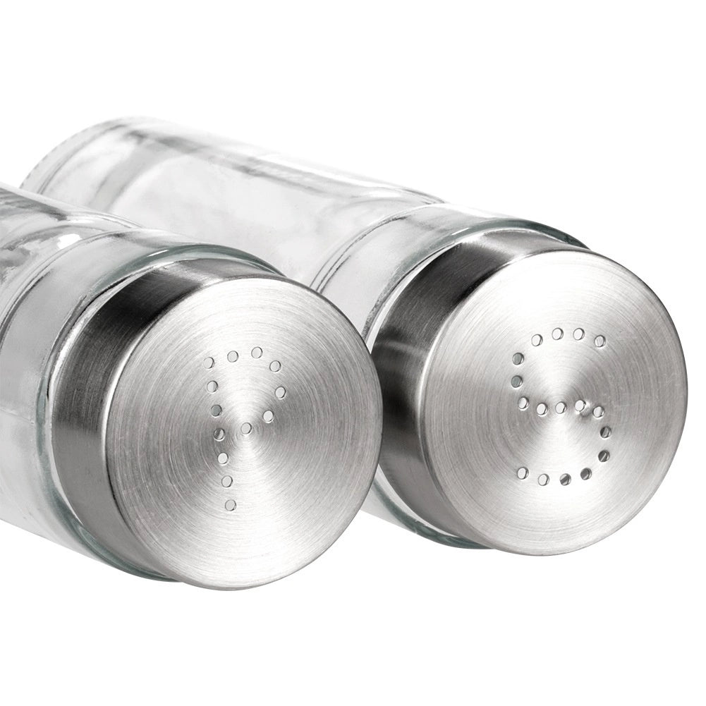 Salt and Pepper Shakers, Glass, 170 ml, Set of 2