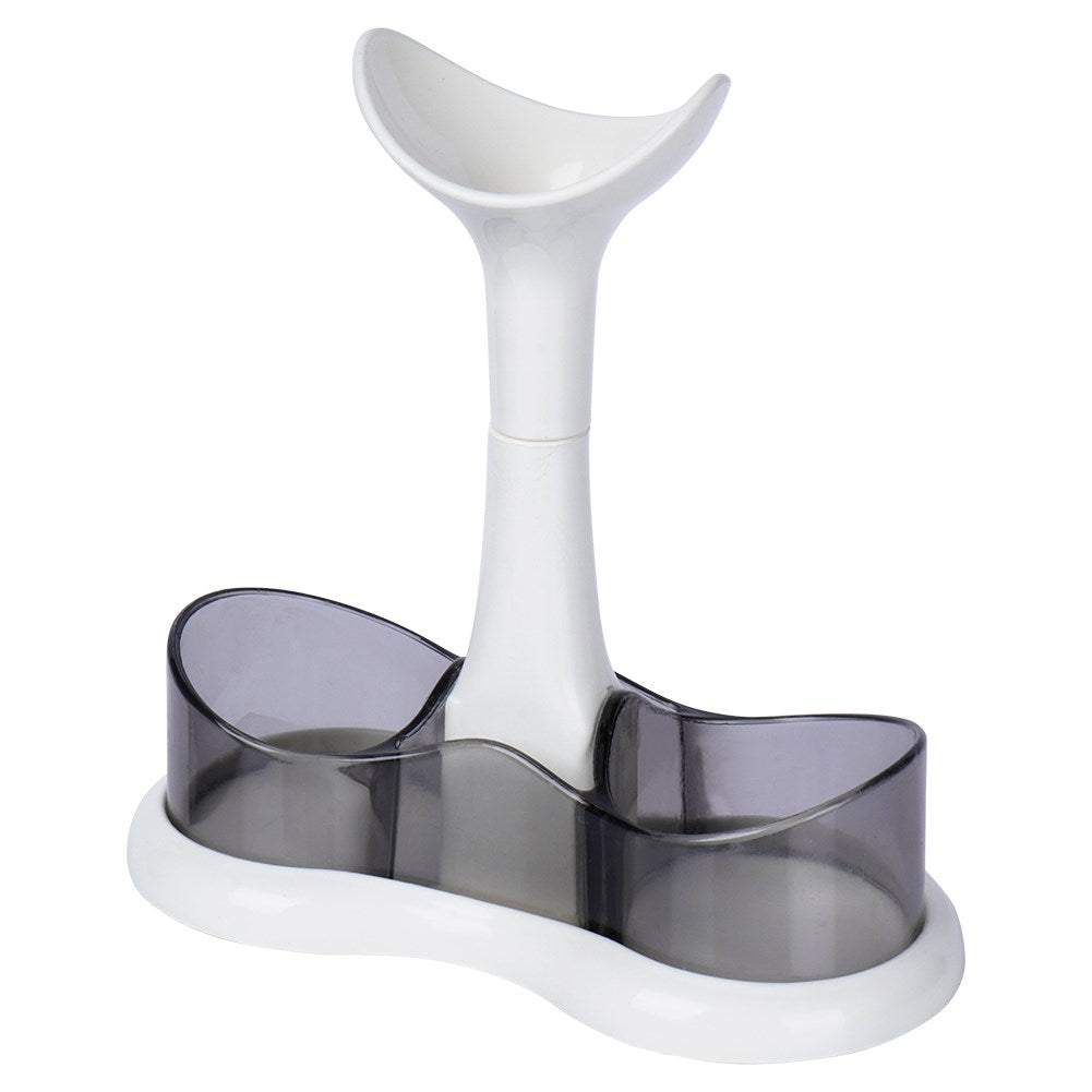 Salt and pepper shakers with stand, 3 pieces