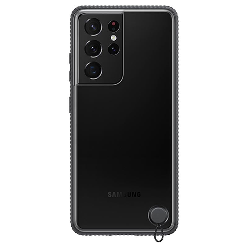 Samsung Clear Protective Cover for Samsung Galaxy S21 Ultra 5G - Black