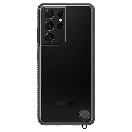 Samsung Clear Protective Cover for Samsung Galaxy S21 Ultra 5G - Black