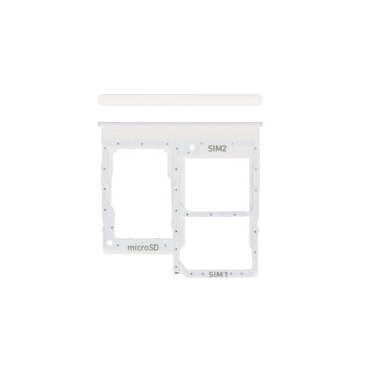 Samsung Galaxy A20e Sim Card (Dual) & microSD Holder - White