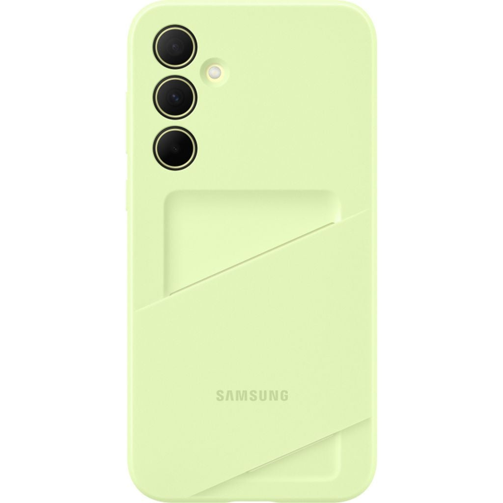 Samsung Galaxy A35 5G Cover with card slot - Lime