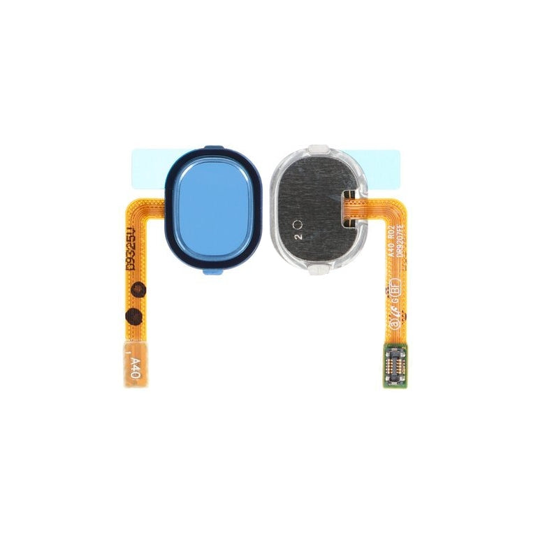 Samsung Galaxy A40 Home Button with Flex - Blue