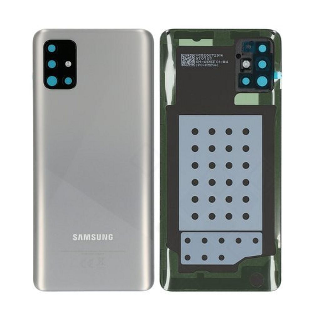 Samsung Galaxy A51 Back Cover - Silver Metallic