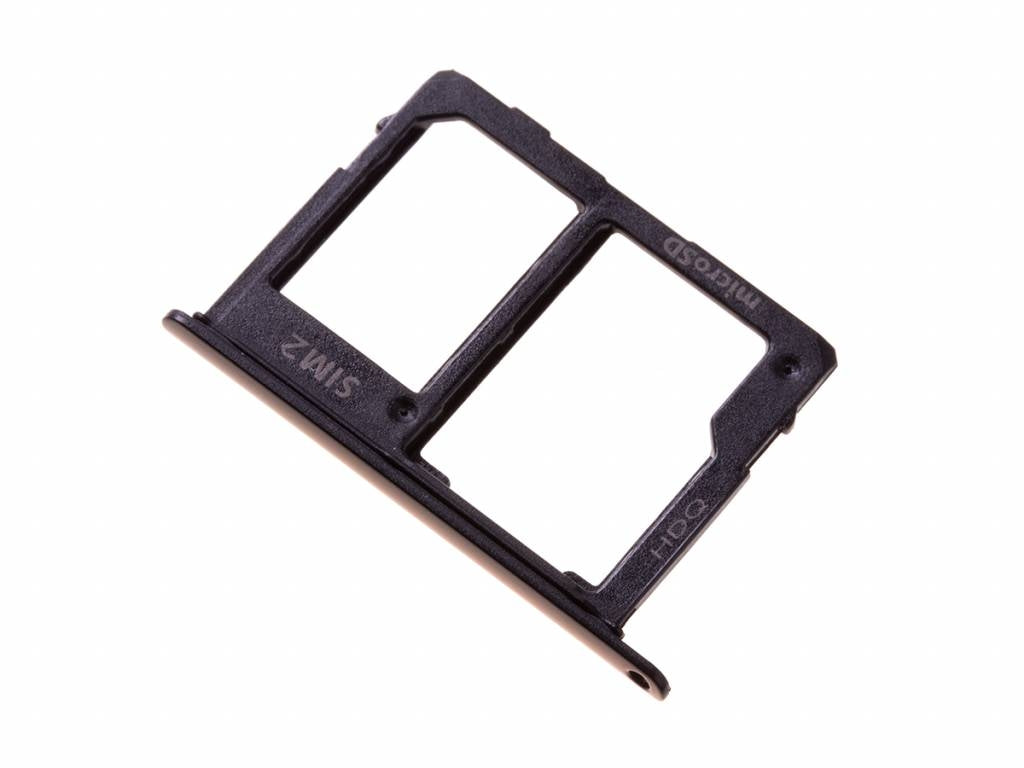 Samsung Galaxy A6 Plus 2018 Sim Card Holder & Micro SD - Black