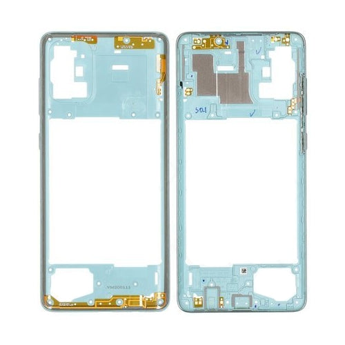 Samsung Galaxy A71 Middle Frame - Blue
