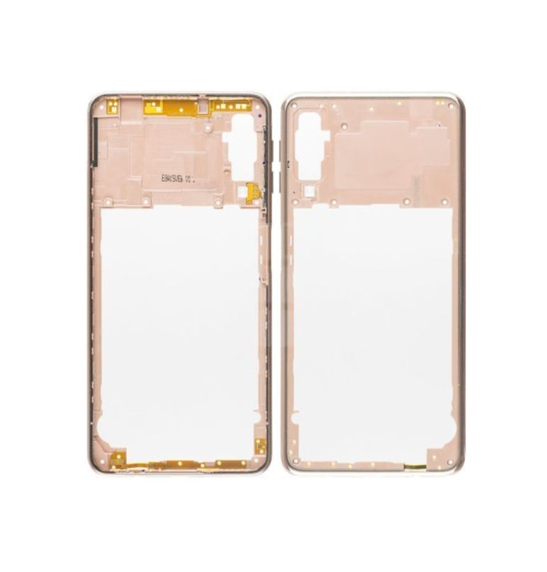 Samsung Galaxy A7 (2018) Middle Bezel Back - Gold