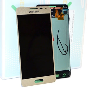 Samsung Galaxy Alpha Screen with LCD display, Gold - Original