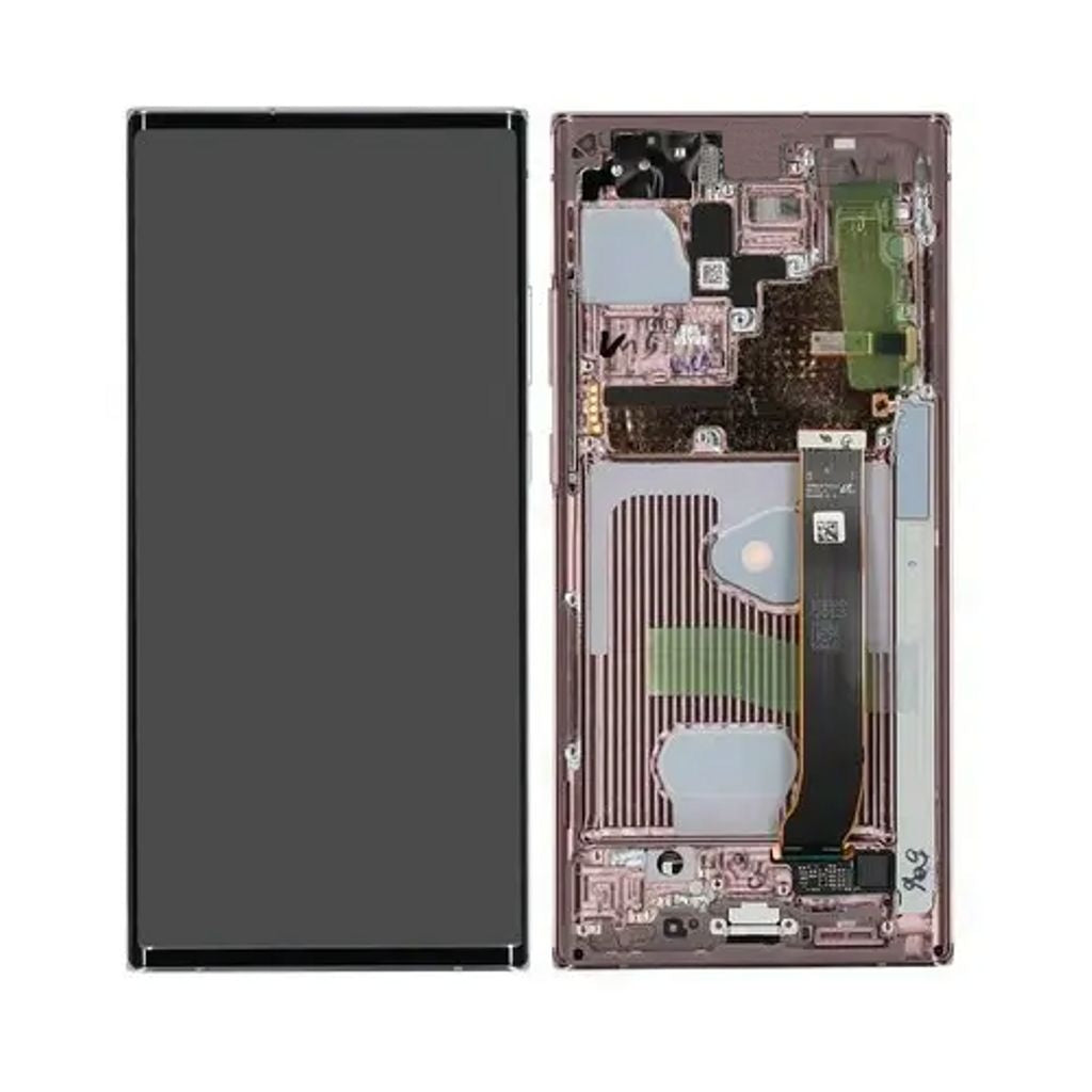 Samsung Galaxy Note 20 Ultra 5G LCD-skärm utan kamera - bronsfärgad