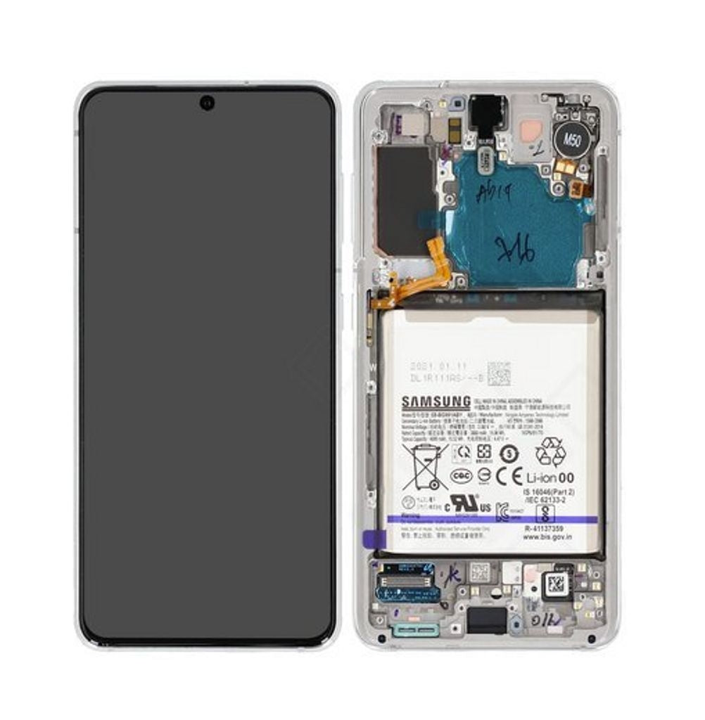 Samsung Galaxy S21 5G SM-G991F LCD Screen - Phantom White