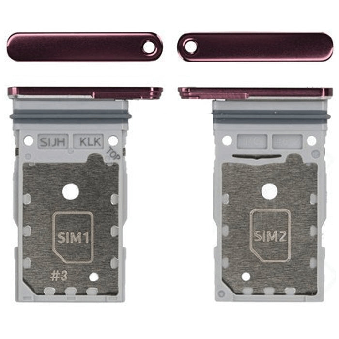 Samsung Galaxy S22 Ultra SIM card tray - Burgundy