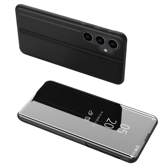Samsung Galaxy S23 FE Hard Flip Case with Clear View - Black