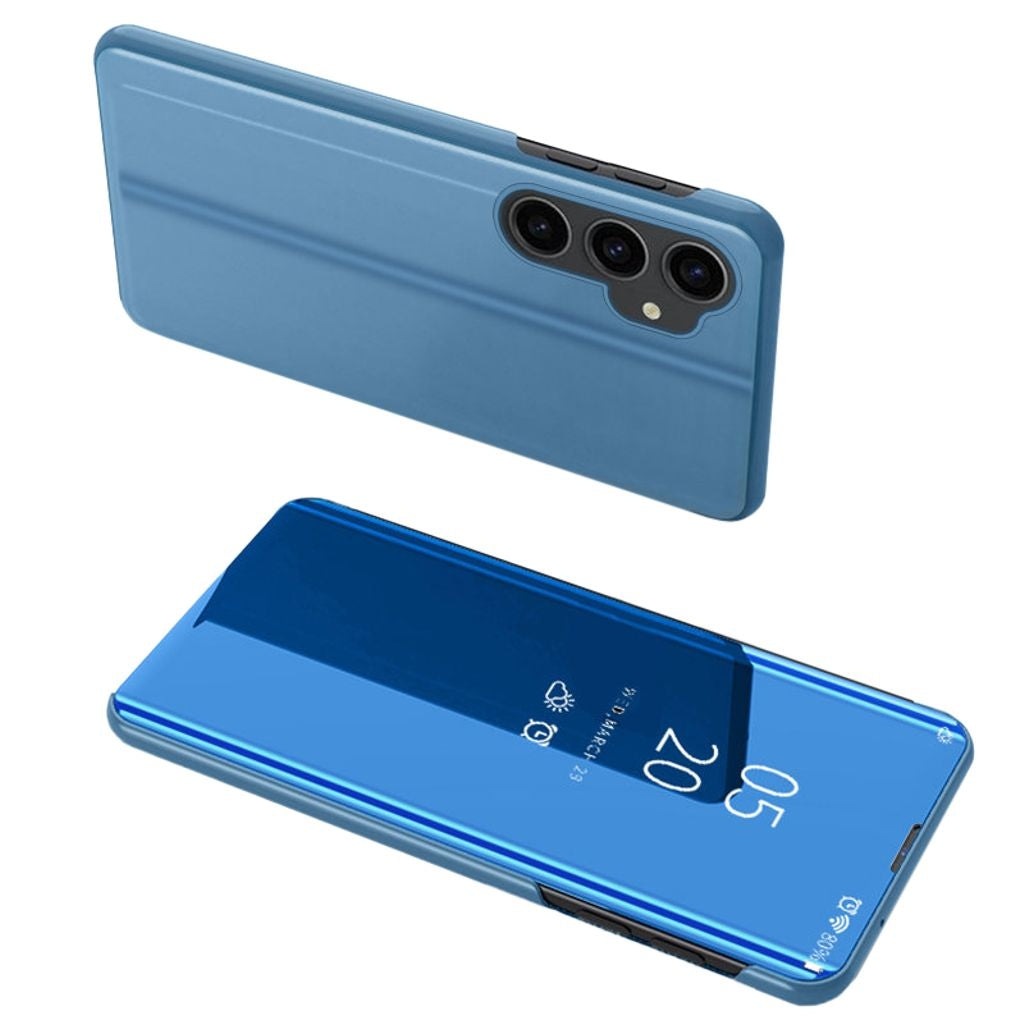Samsung Galaxy S23 FE Hard Flip Case with Clear View - Blue