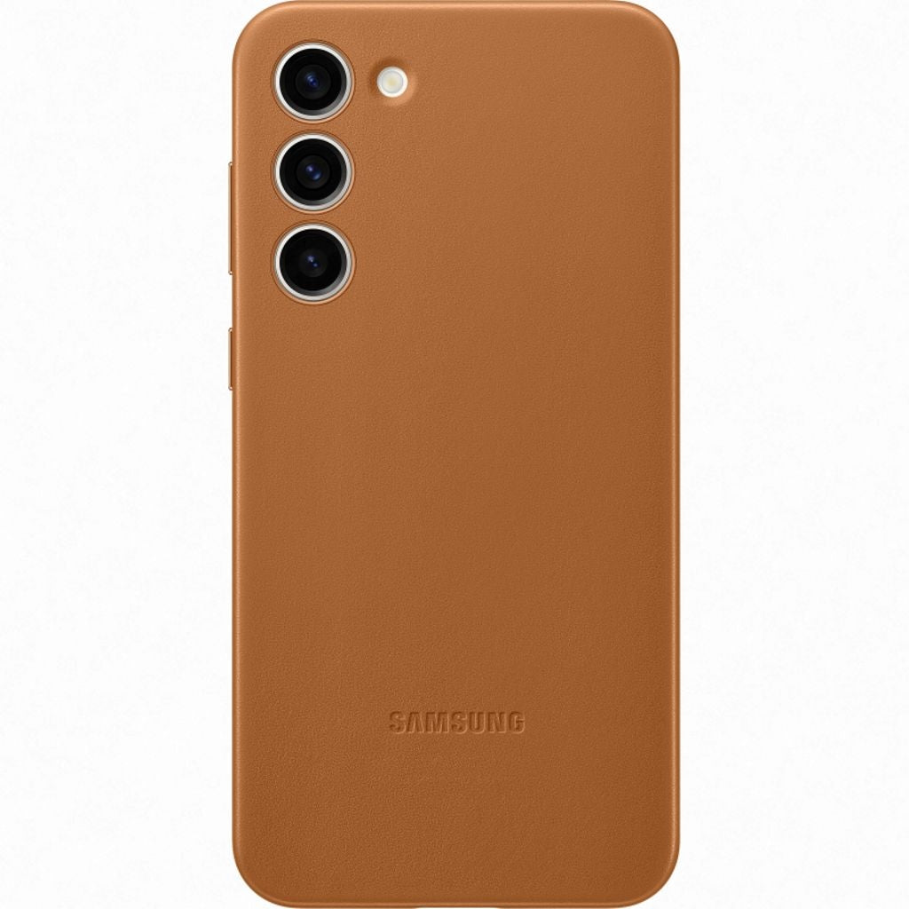 Samsung Galaxy S23 Plus Cover in Leather - Brown