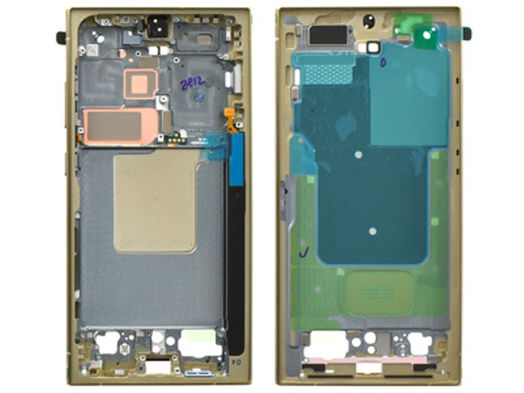 Samsung Galaxy S24 Ultra Middle Frame Titanium Yellow