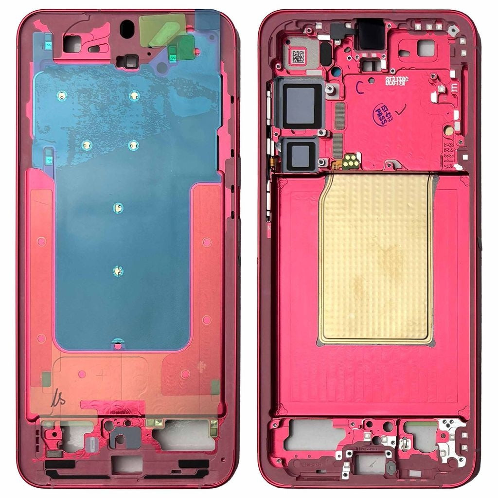 Samsung Galaxy S25 Plus Middle Frame - Coral Red