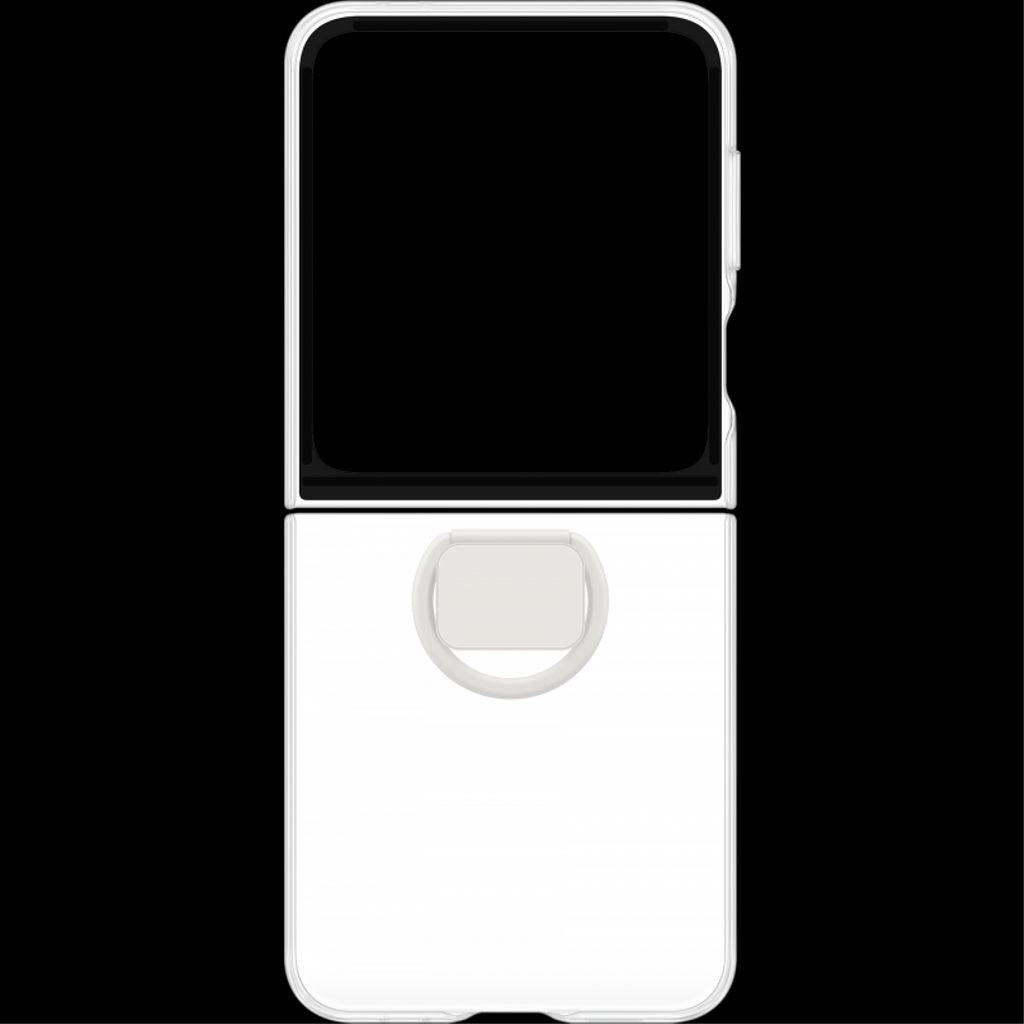 Samsung Galaxy Z Flip6 Cover with ring holder - Transparent