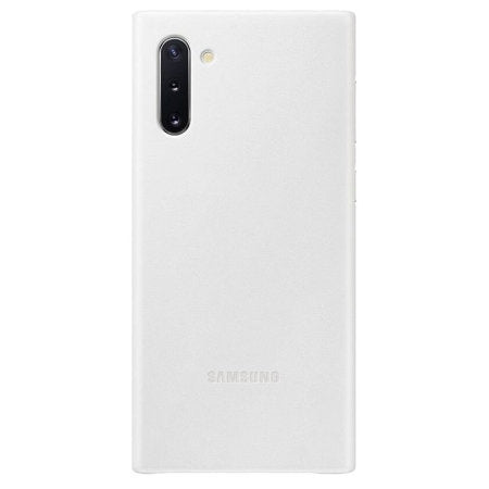 Samsung Leather Cover for Samsung Galaxy Note 10 - White