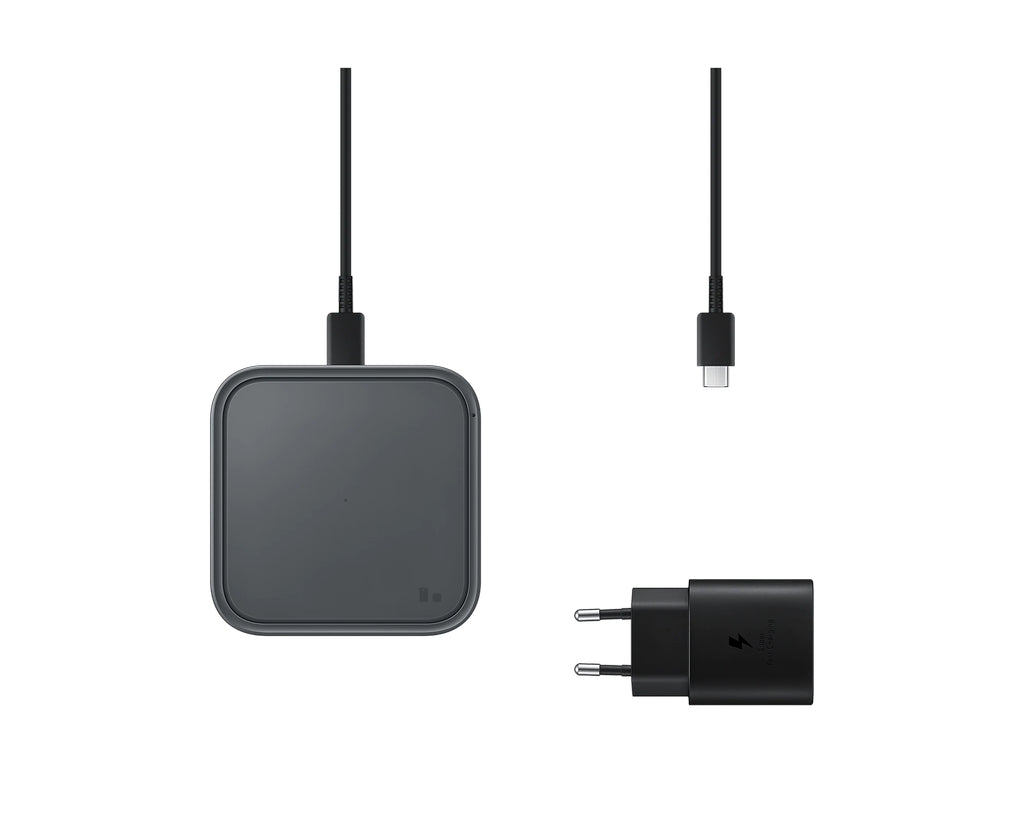 Samsung Wireless Quick Charger Pad with Power Adapter, 15W - Black