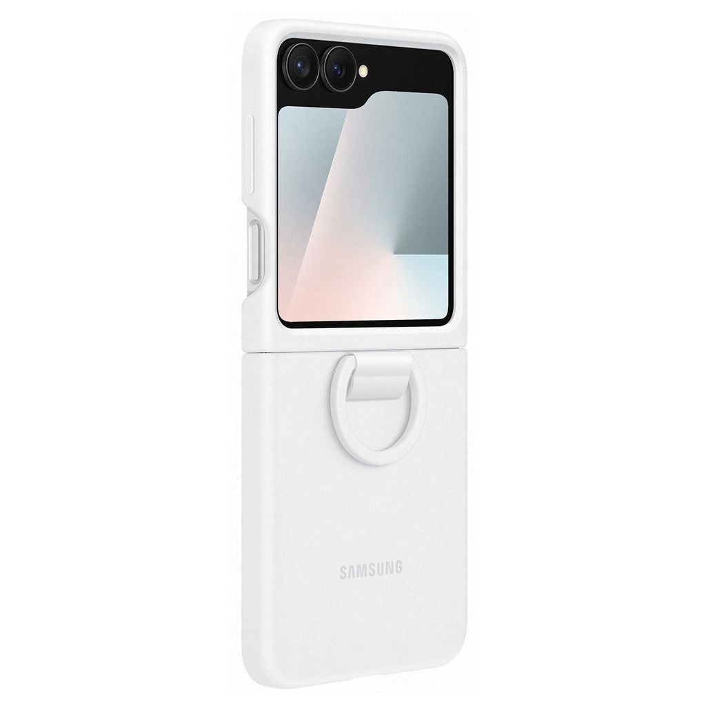 Samsung silicone case for Samsung Galaxy Z Flip7 FE - white