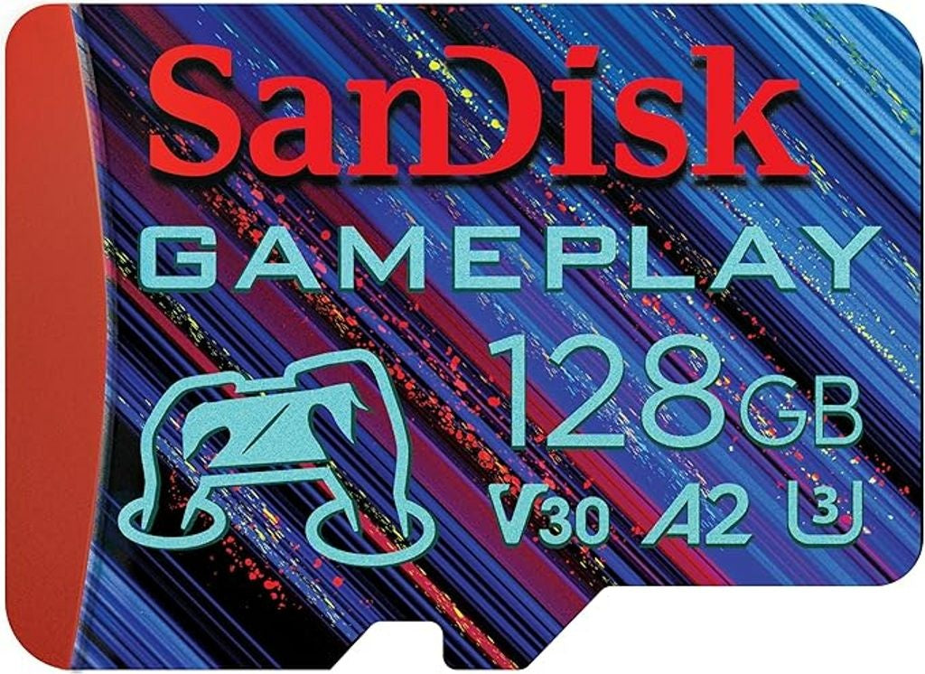 SanDisk GamePlay MicroSD card, 128GB