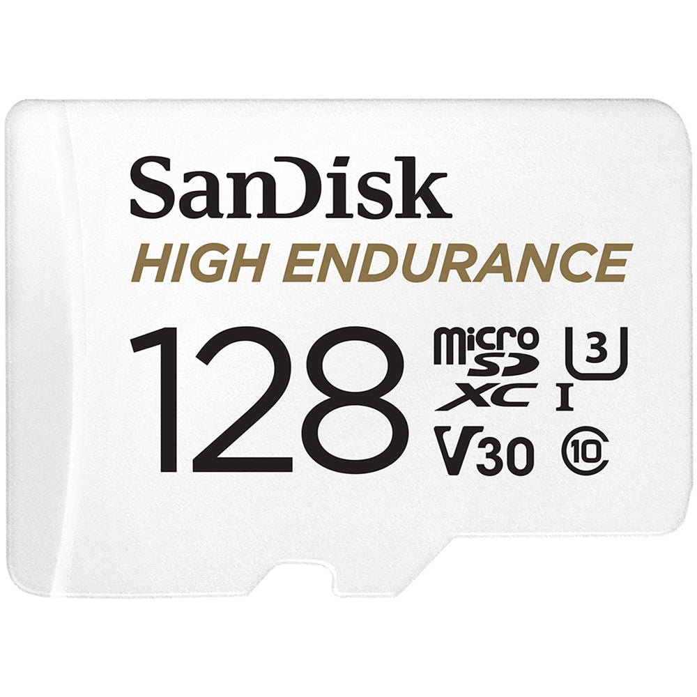 SanDisk MicroSDXC High Endurance Memory Card with Adapter, 128GB