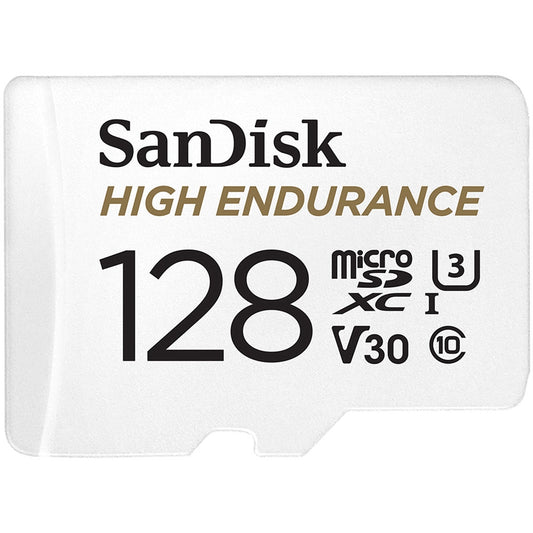 SanDisk MicroSDXC High Endurance Memory Card with Adapter, 128GB