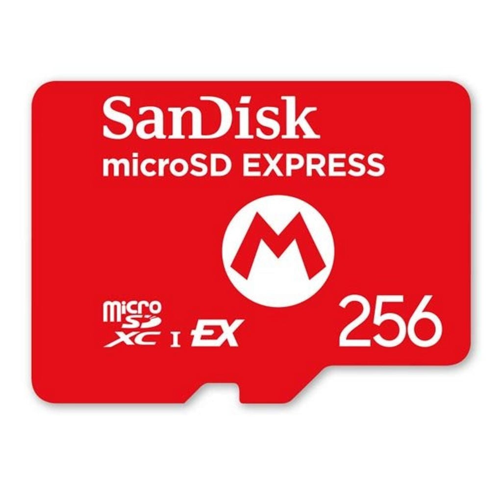 SanDisk Nintendo Switch 2 microSD Express Memory Card, 256 GB - Mario