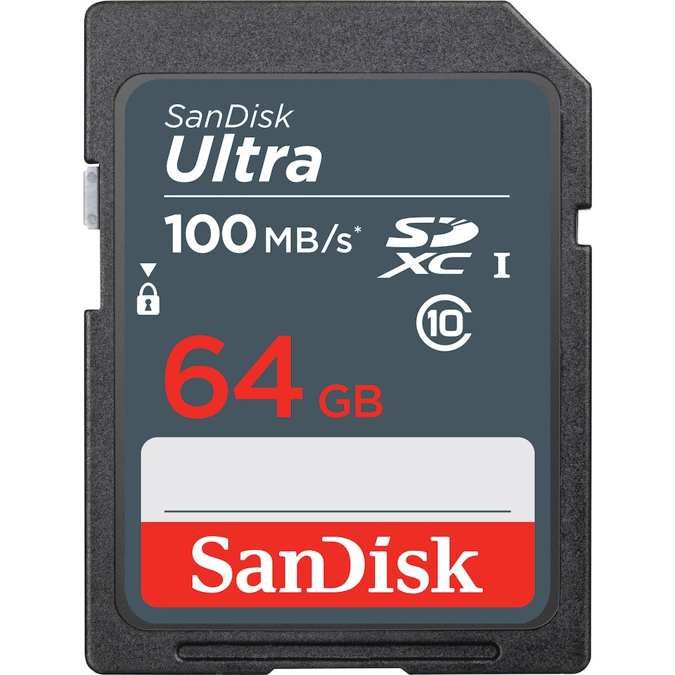 SanDisk Ultra SDXC Class 10 UHS-I 100MB/s 64GB
