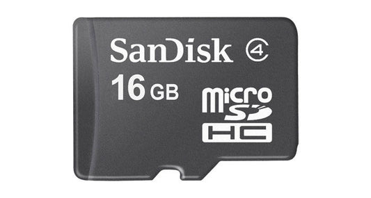 SanDisk memory card, microSDHC Class 4, 16GB