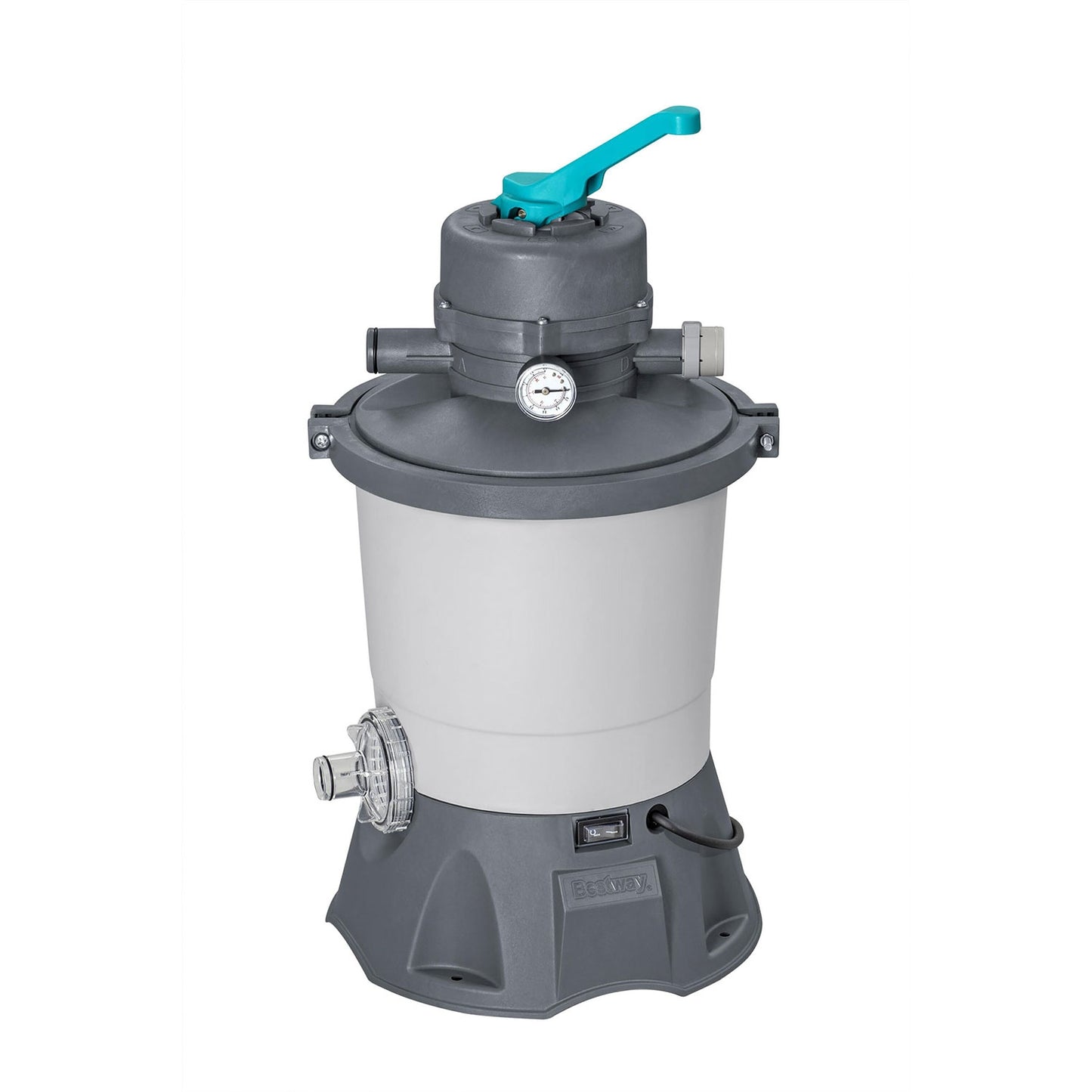 Sand Filter Pump for Pools, 3596 L/h, Includes Filter Balls