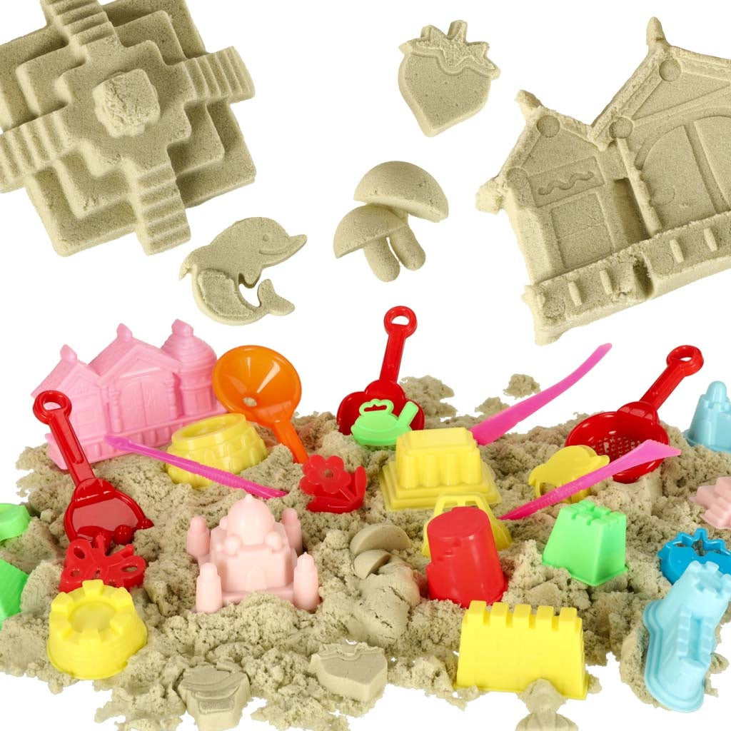 Sand accessories toy moulds shovels 28el.