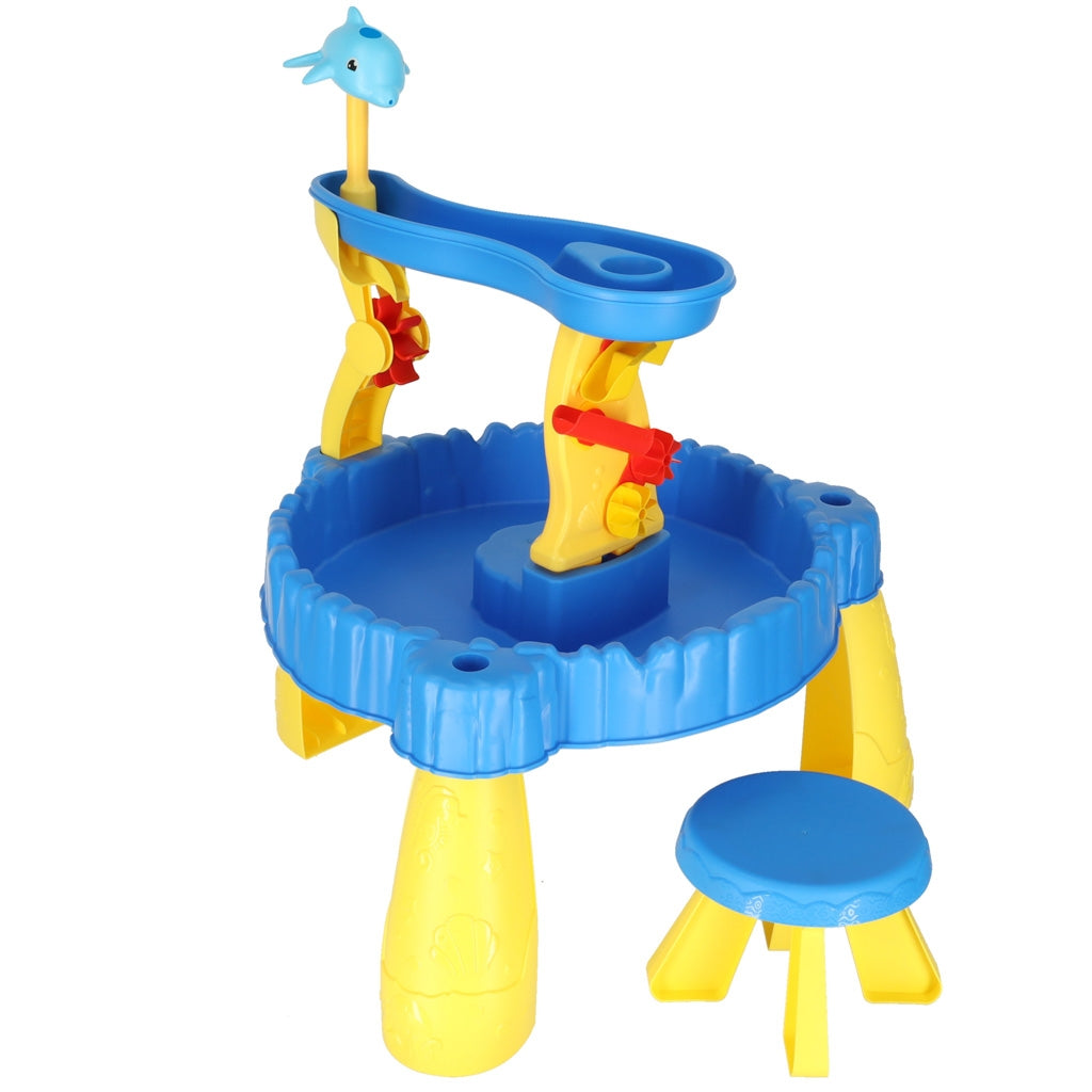 Sand and Water Table with Two-Level Track Accessories