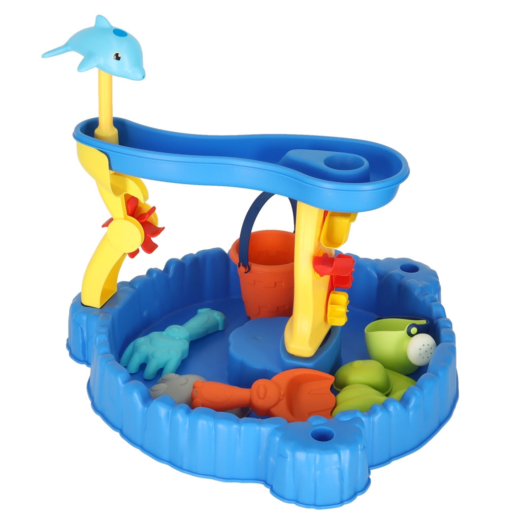Sand and Water Table with Two-Level Track Accessories