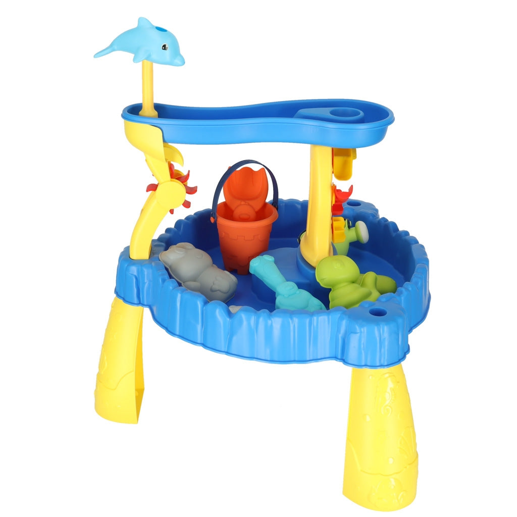 Sand and Water Table with Two-Level Track Accessories