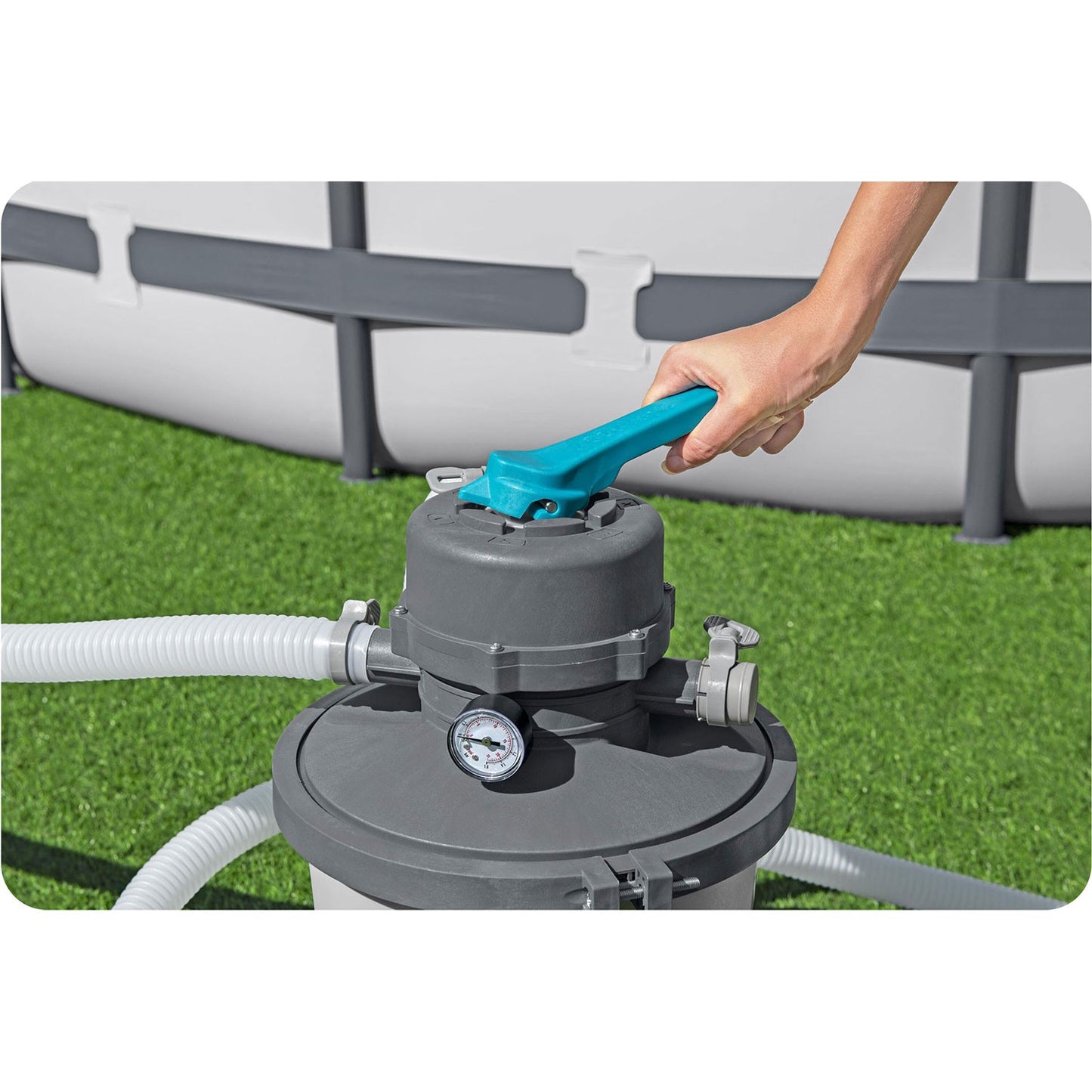 Sand pump 3596 l/h + Sand 25kg Bestway