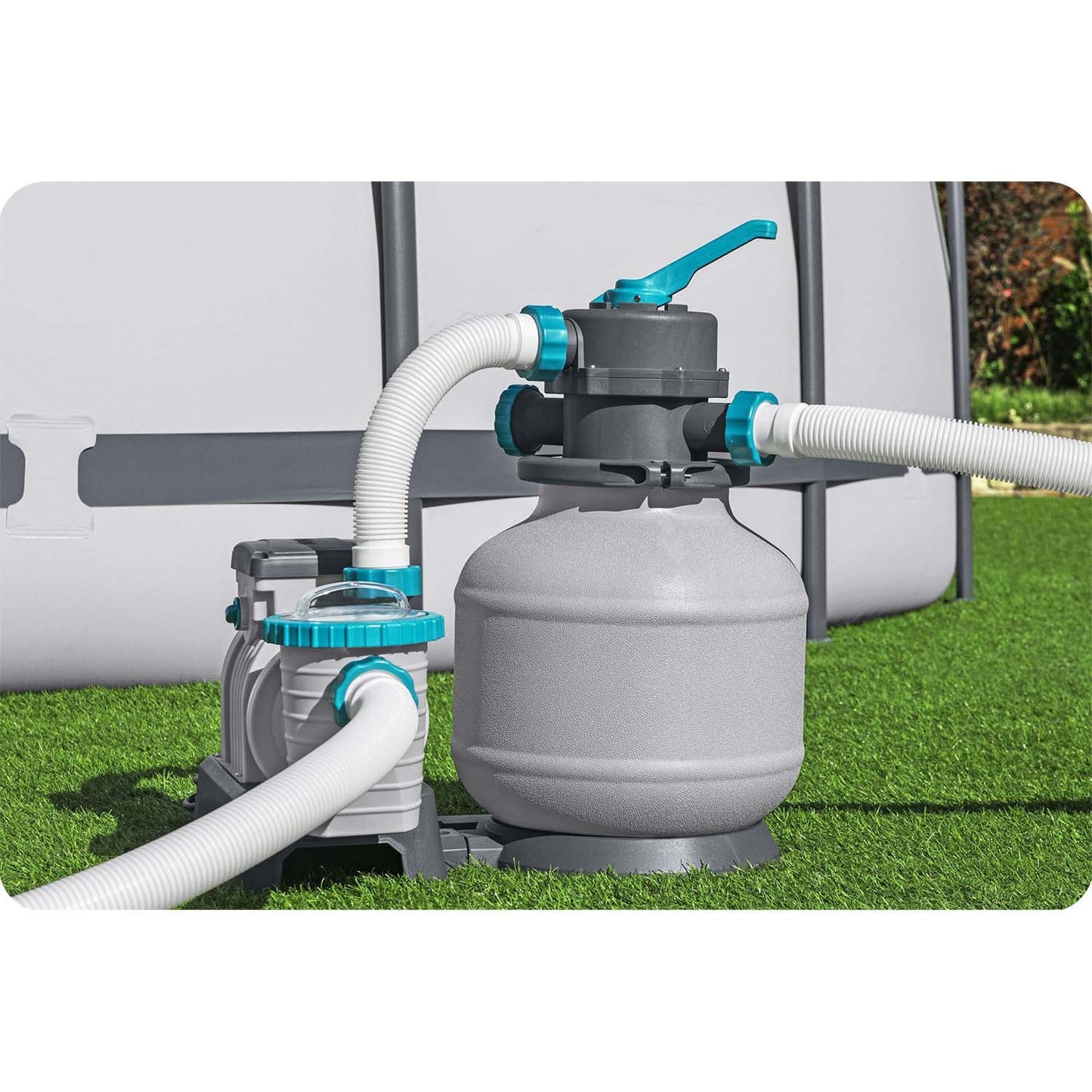 Sand pump 8327 l/h Bestway 58499 + sand 25 kg