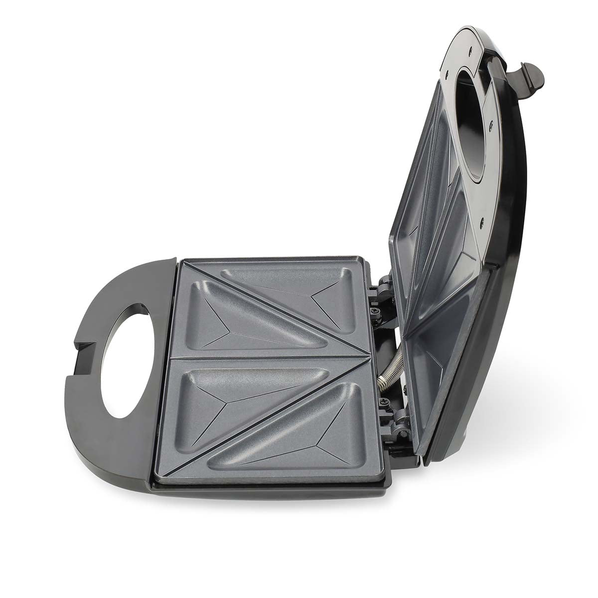 Sandwich Maker, 750W, Non-Stick, Auto Temp Control, Black
