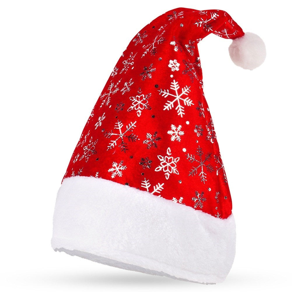 Santa Claus hat universal with pompom 43 cm